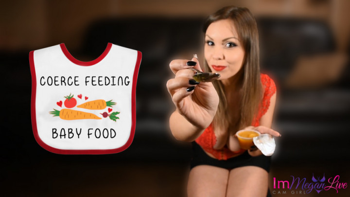 Coerce Feeding Baby Food
