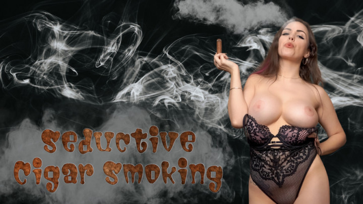 Seductive Cigar Smoking
