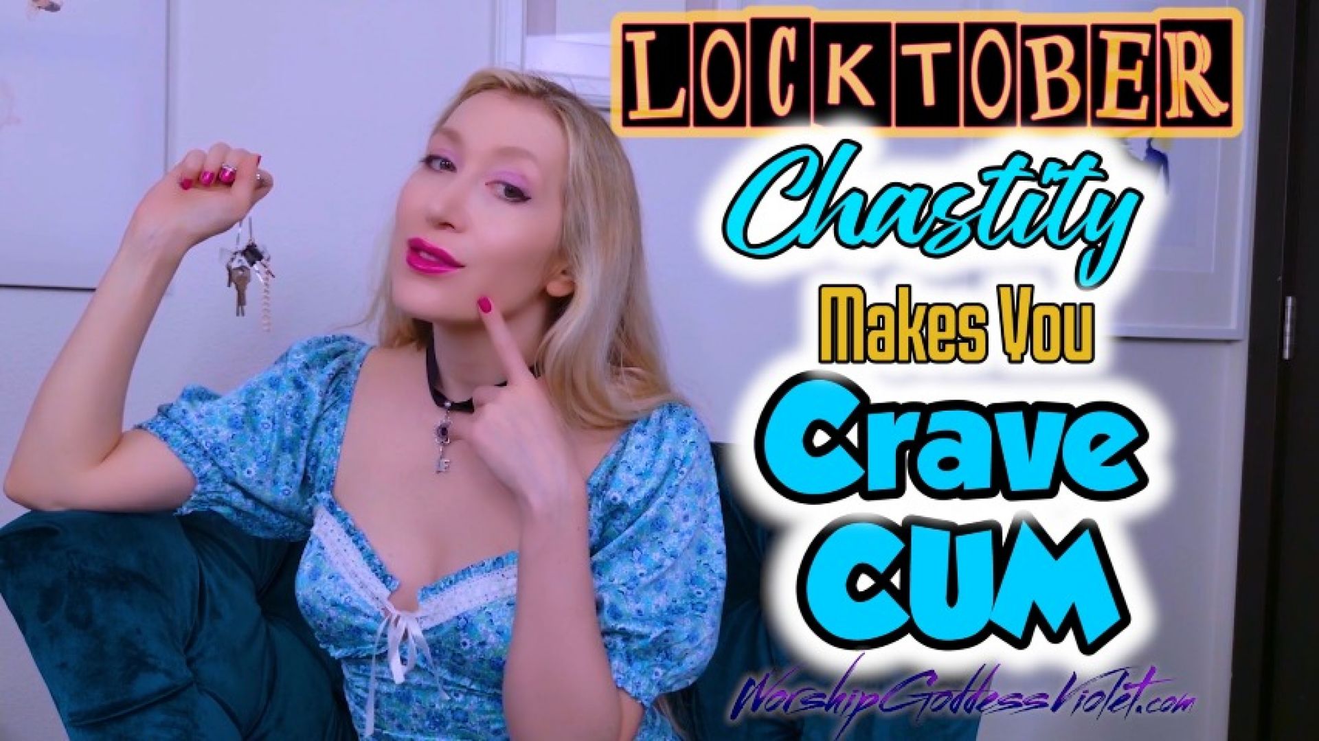 SweetVioletA:Locktober Chastity Makes You Crave Cum