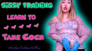 [931.10 MB] - Sissy Training: Learn To Take Cock - SweetVioletA