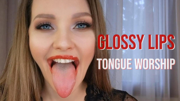 Honey Barefeet:Glossy Lips &amp;amp; Tongue Worship