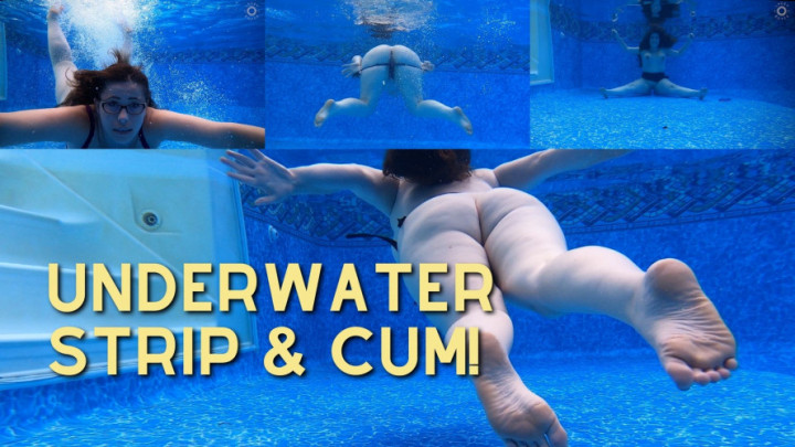 leaked Underwater Strip and Cum video thumbnail