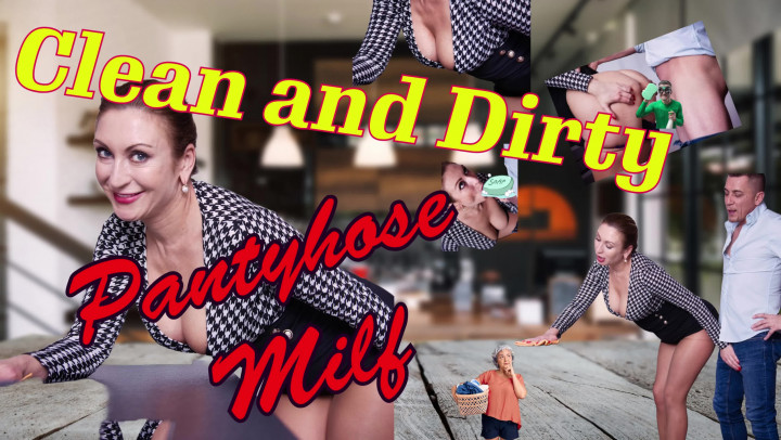 Teacher Julia:Clean And Dirty, Pantyhose Milf
